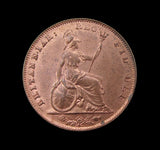 Victoria 1843 Farthing - UNC