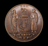 1871 King's College London 76mm Jelf Medal - By Wyon