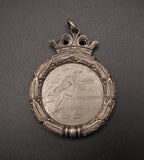 1886 Curling 44mm Silver Prize Medal - To John Dickson