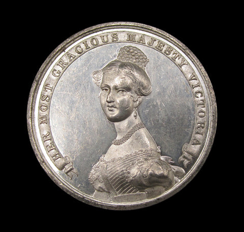 1837 Accession Of Victoria 35mm WM Medal - By Ottley