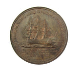 1897 Lord Nelson's Flagship Foudroyant 37mm Copper Medal