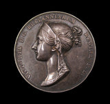 1838 Coronation Of Victoria Official 36mm Silver Medal - By Pistrucci