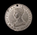1837 Accession Of Queen Victoria 'Hopes Of England' 33mm Medal