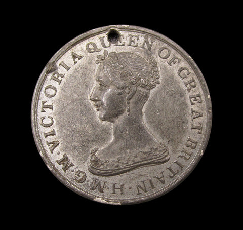 1837 Accession Of Queen Victoria 'Hopes Of England' 33mm Medal