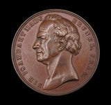 1843 Brunel Thames Tunnel Opened 62mm Bronze Medal - By Halliday