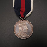1902 Edward VII Coronation South Africa Colony of Natal Medal On Ribbon