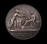 1838 Coronation Of Victoria Official 36mm Silver Medal - By Pistrucci