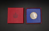 1937 George VI Silver Jubilee Royal Mint 32mm Silver Medal - Boxed