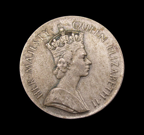 1953 Elizabeth II Coronation 25mm Silver Medal - By Turner & Simpson