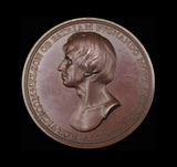 1805 Admiral Nelson Death At The Battle of Trafalgar 54mm Medal - By Webb