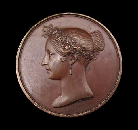 1837 Majority Of Princess Victoria 36mm Medal - By Wyon
