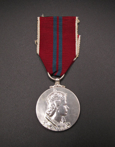 1953 Elizabeth II Coronation Medal On Ribbon
