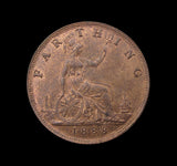 Victoria 1888 Farthing - UNC