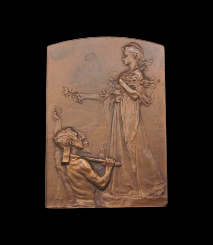 Austria 1900 Participation in The World's Fair in Paris Bronze Medal - By Schwartz