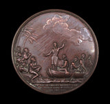 1844 London Missionary Society Jubilee 61mm Medal - By Davis