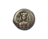 c.1662 Catherine Braganza Wife Of Charles II Silver Button