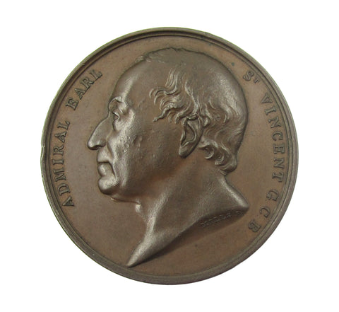 1797 Battle Of Cape St Vincent 41mm Bronze Medal - By Mills