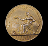1905 Naval, Shipping & Fisheries Exhibition London 45mm Silver Medal - By Spink