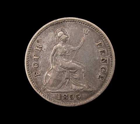 Victoria 1855 Groat - GF