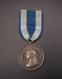 1897 Victoria Diamond Jubilee Silver Medal On Ribbon - By Emptmeyer