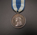 1897 Victoria Diamond Jubilee Silver Medal On Ribbon - By Emptmeyer