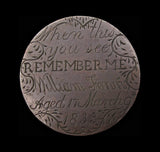 1833 Engraved Convict Transportation Token - Named To William Fenn
