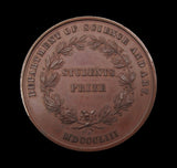 1853 & 1856 Department Of Science & Art Prize Medal Pair - By Wyon