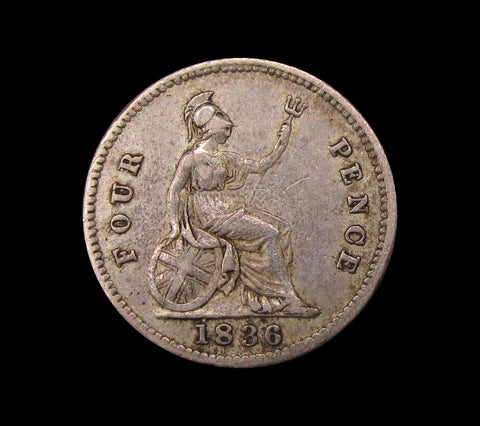 William IV 1836 Groat - VF