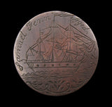 1833 Engraved Convict Transportation Token - Named To William Fenn