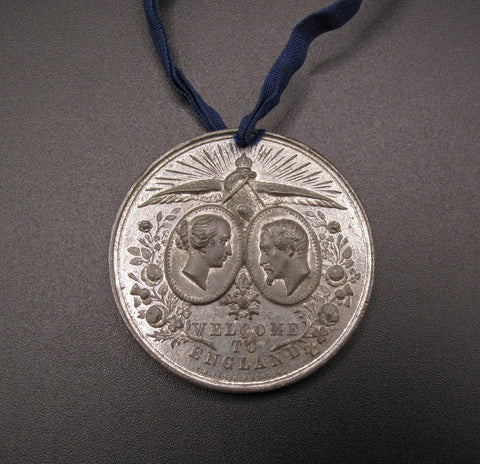 1855 Napoleon III Visit To London 41mm Medal - By Pinches