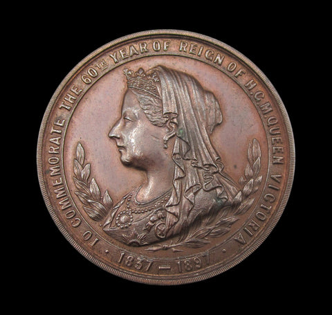 1897 Diamond Jubilee Most Illustrious Reign 38mm Medal