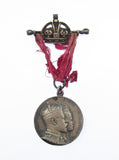 1902 Edward VII Coronation Mowbray South Africa 32mm Silver Medal