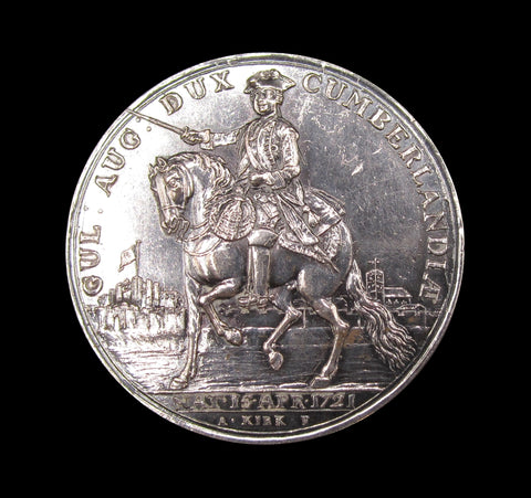 1745 Carlisle Recaptured Jacobite Rebels Retreat To Scotland 35mm Silver Medal