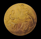 1908 Franco-British Exhibition London 63mm Gilt Medal - By Bowcher