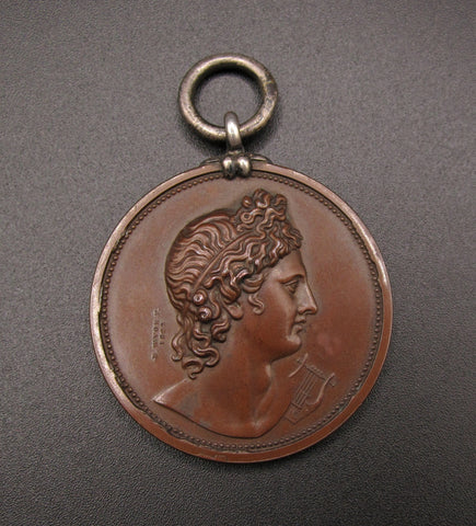 1877 Royal Academy Of Music 40mm Bronze Medal - By Wyon
