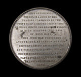 1848 Voyage Of The Junk Keying 45mm Medal - By Halliday