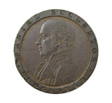 1794 Lancashire Daniel Eccleston Halfpenny Token - DH58