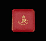 1937 George VI Coronation 57mm Silver Medal - Cased