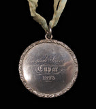 1823 Cupar Fife English School 47mm Silver Prize Medal For Penmanship