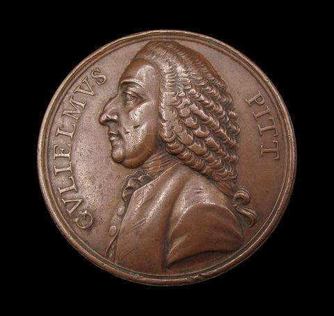 1766 William Pitt Repeal Of The Stamp Act 40mm Medal - By Pingo