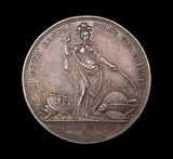 1736 Jernegan's Lottery 39mm Silver Medal - By Tanner