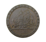 1794 Lancashire Daniel Eccleston Halfpenny Token - DH58