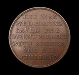 1766 William Pitt Repeal Of The Stamp Act 40mm Medal - By Pingo
