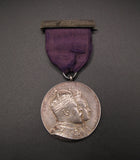 1902 Edward VII Coronation Celebrations Reading 39mm Silver Medal - By Elkington