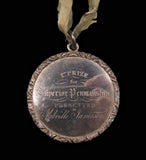 1823 Cupar Fife English School 47mm Silver Prize Medal For Penmanship
