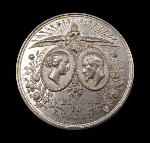 1855 Napoleon III Visit To London 41mm Medal - By Pinches