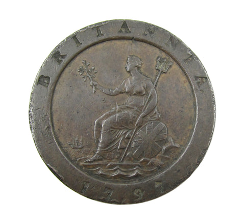 George III 1797 Cartwheel Twopence - NVF