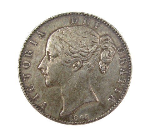 Victoria 1845 Crown - VF
