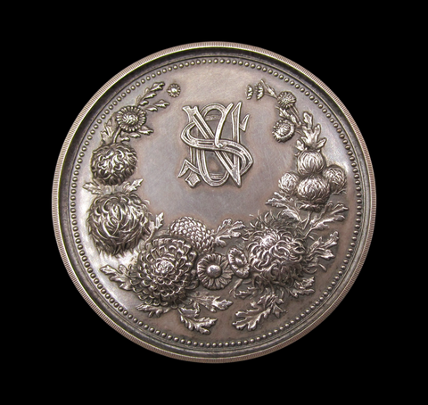 1913 National Chrysanthemum Society 45mm Silver Medal - By Restall