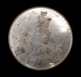1838 Coronation Map Of British Isles 64mm Medal - By Davis